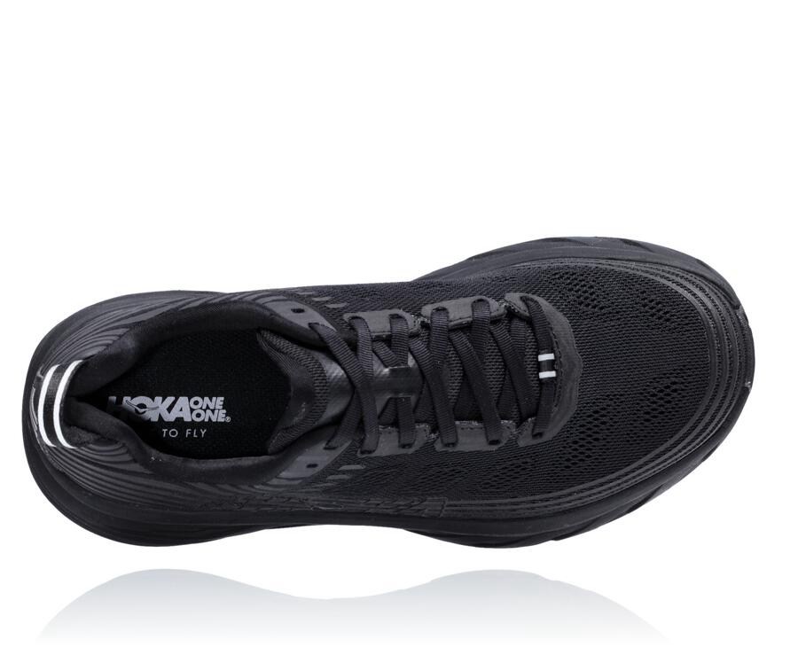 Hoka One One Bondi 6 Löparskor Herr - Svarta - OWEAB-4197